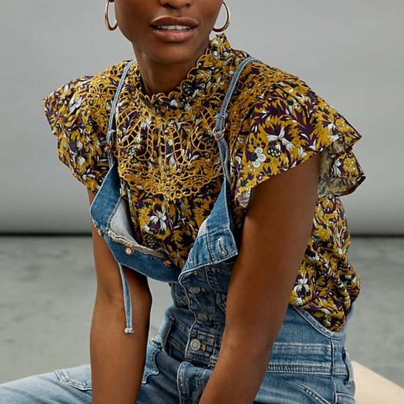 Anthropologie x Othilia Federica Ruffled Blouse - Picture 3 of 5